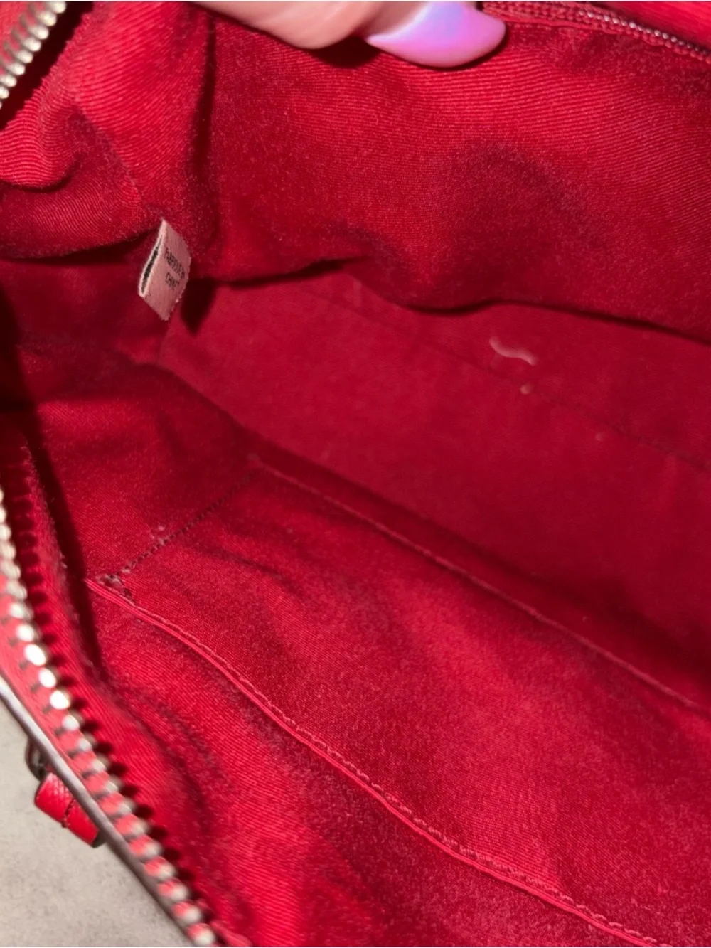 Coach Mini Bennett Satchel Red Crossbody Bag Saffiano Leather Gold Hardware - Picture 9 of 11